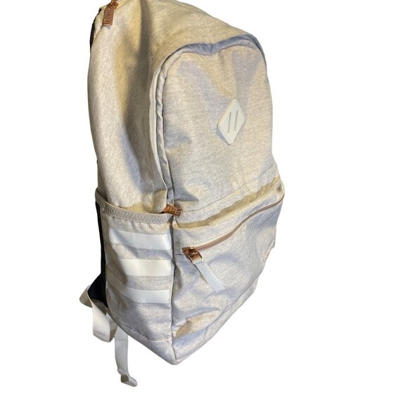 Adidas Unisex Classic 3S III Laptop Backpack Storage White Rose Gold Unisex - Picture 4 of 6